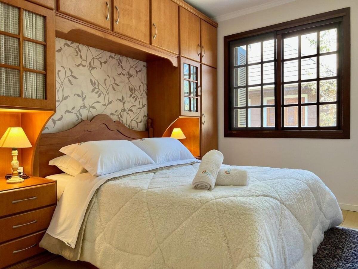 Apartamento San Pietro Centro 3 Dorm By Achei Temporada Gramado Dış mekan fotoğraf