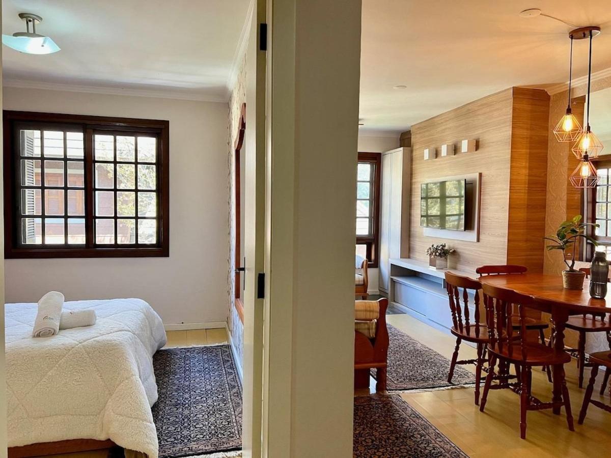 Apartamento San Pietro Centro 3 Dorm By Achei Temporada Gramado Dış mekan fotoğraf