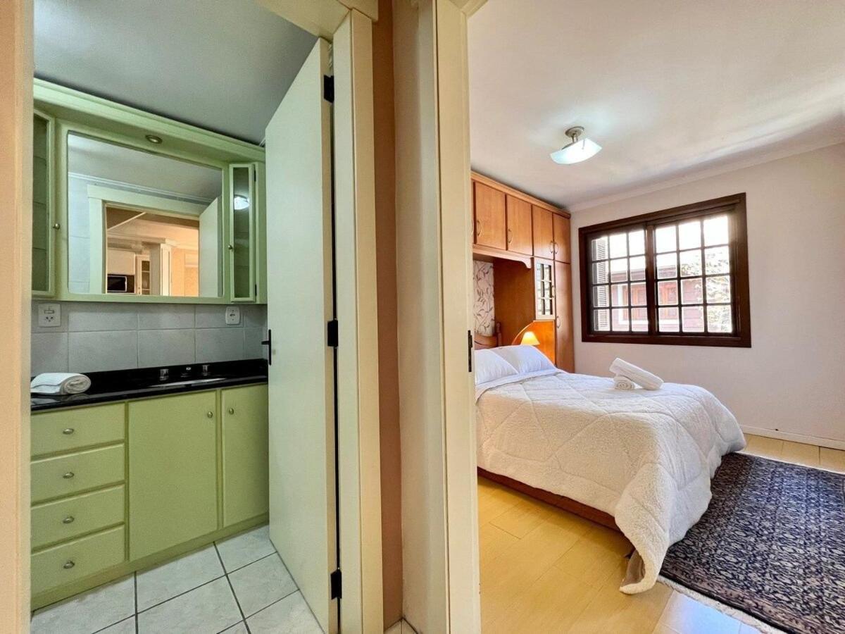Apartamento San Pietro Centro 3 Dorm By Achei Temporada Gramado Dış mekan fotoğraf