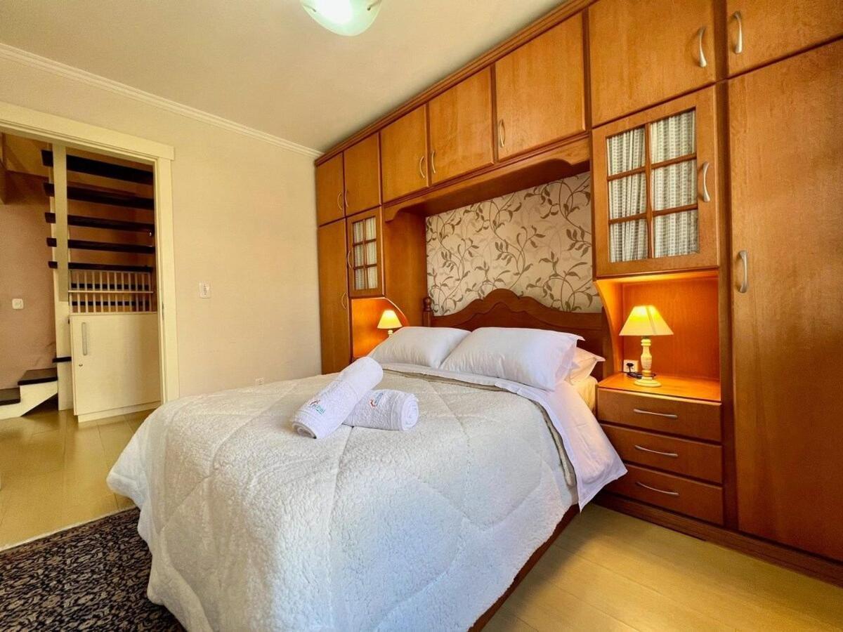 Apartamento San Pietro Centro 3 Dorm By Achei Temporada Gramado Dış mekan fotoğraf